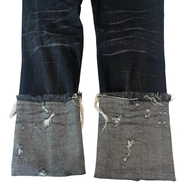 R13 Women's Dark Wash Straight-Leg Jeans - Picture 4 of 8